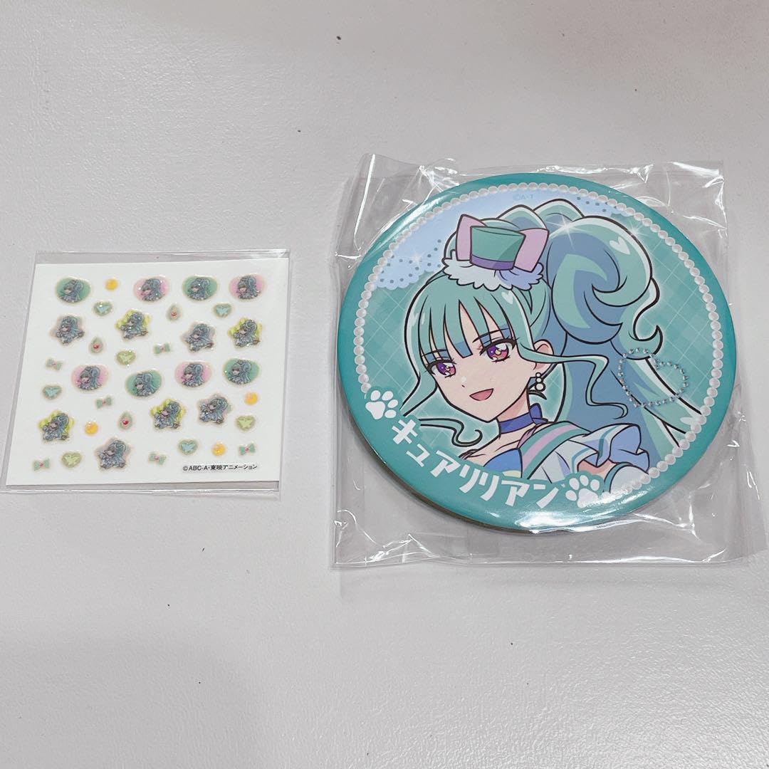 Amazon | キュアリリアン 缶バッジ ネイルシール セット わんだ